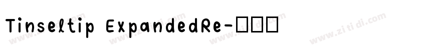 Tinseltip ExpandedRe字体转换